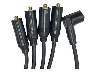 Juego Cable Bujias Volkswagen Saveiro 1.6 1987-1989 Negro 4