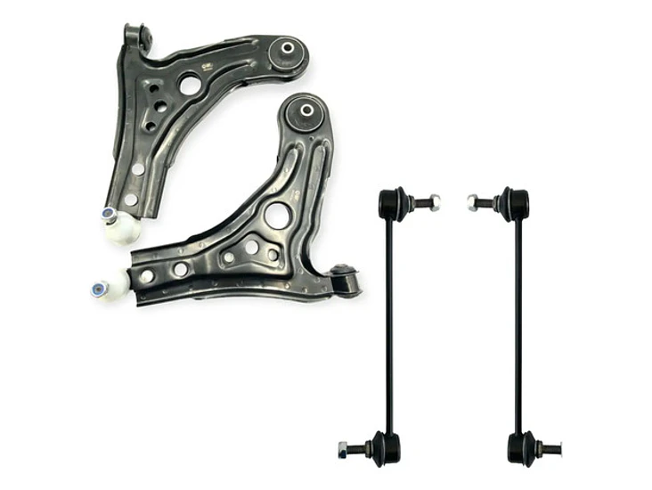 Par Bandejas Suspensión + Bieletas Para Chevrolet Sail 1.4 1