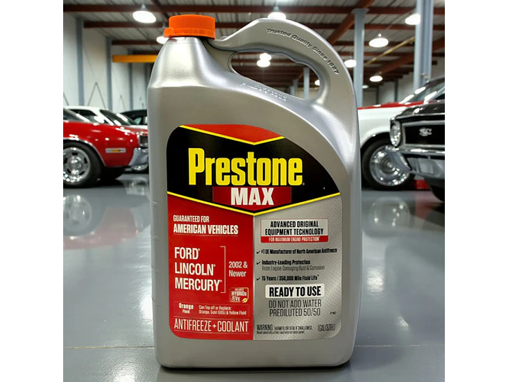 Anticongelante Y Refrigerante Prestone Max 50/50 Naranja Naranja 4