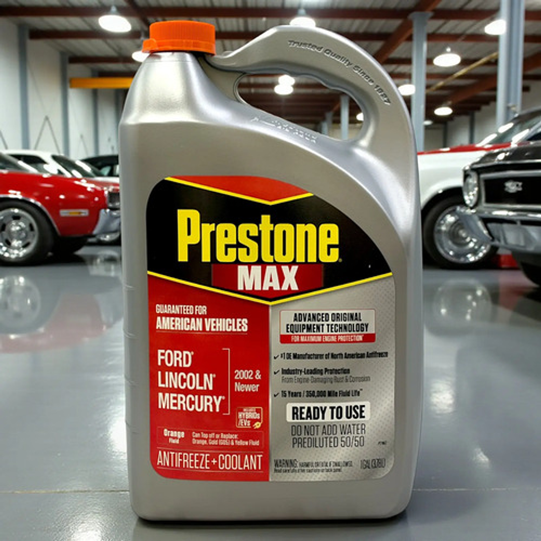 Anticongelante Y Refrigerante Prestone Max 50/50 Naranja Naranja 4