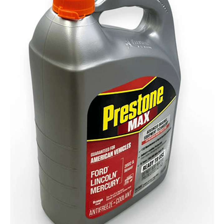 Anticongelante Y Refrigerante Prestone Max 50/50 Naranja Naranja 1