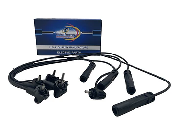 Juego Cables Bujia Toyota Hilux 2.4 1993-2000  Negro 1