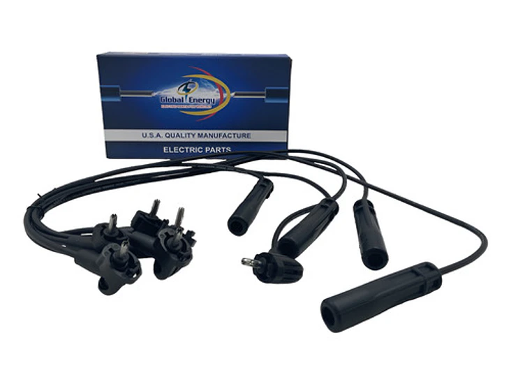Juego Cables Bujia Toyota Hilux 2.4 1993-2000  Negro 1