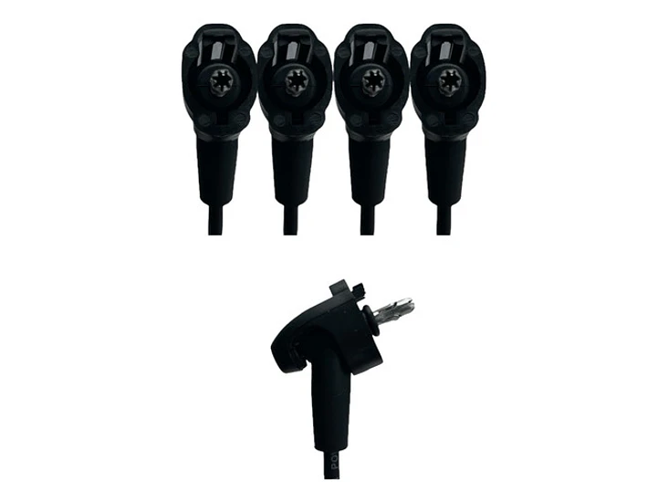 Juego Cables Bujia Toyota Hilux 2.4 1993-2000  Negro 3