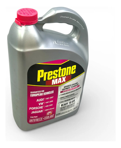 Prestone Antifreeze Coolant 50/50 Rosado 3.78 Litros Rosa
