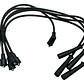 Juego Cables Bujia Chevrolet Luv 1.6 8v 1989-1993 (5 Cables) Negro - Miniatura 4