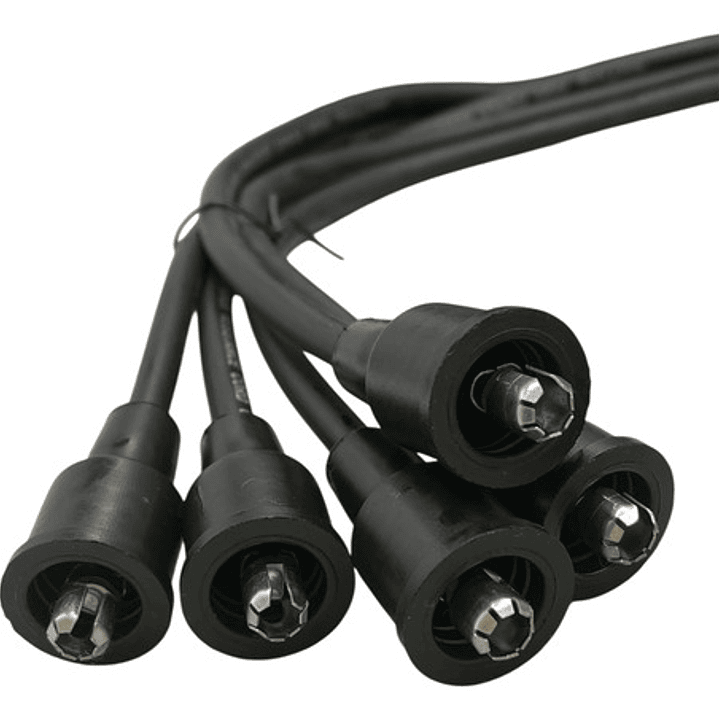 Juego Cables Bujia Chevrolet Luv 1.6 8v 1989-1993 (5 Cables) Negro 2