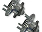 Par Maza Rueda Trasera Para Hyundai Accent New 1.4 2006-2011 - Miniatura 1