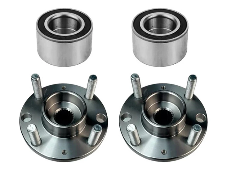 Mazas Ruedas Delante + Rodamiento Chevrolet Aveo 2004 - 2016 4