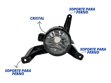 Neblinero Derecho Para Chevrolet Sail 1.4 2011-2017 3