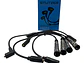 Juego Cable Bujias Volkswagen Gol G2 1.8 1993-1999 Negro - Miniatura 1
