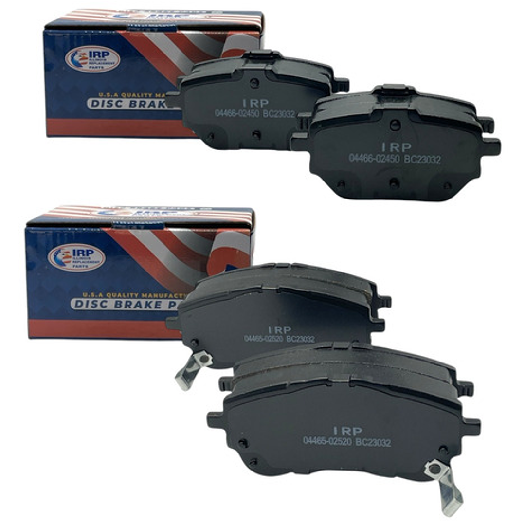 Pastillas Freno Delantera Y Trasera Para Corolla Sedan 2.0 2