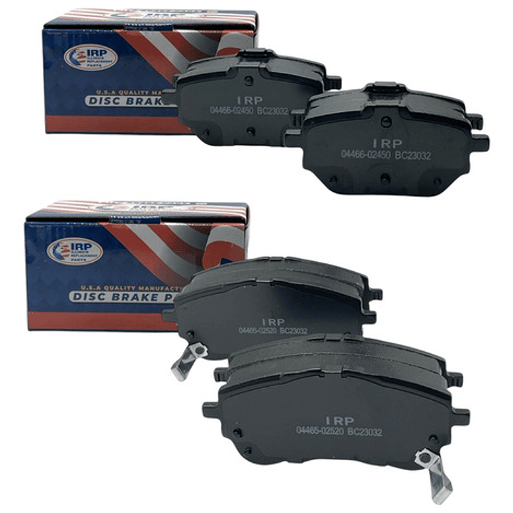 Pastillas Freno Delantera Y Trasera Para Corolla Sedan 2.0 2