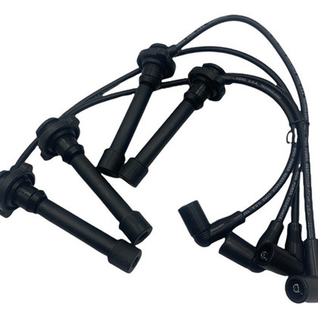 Juego Cables Bujías Geely Mk 1.5l 2009-2013 Negro 2