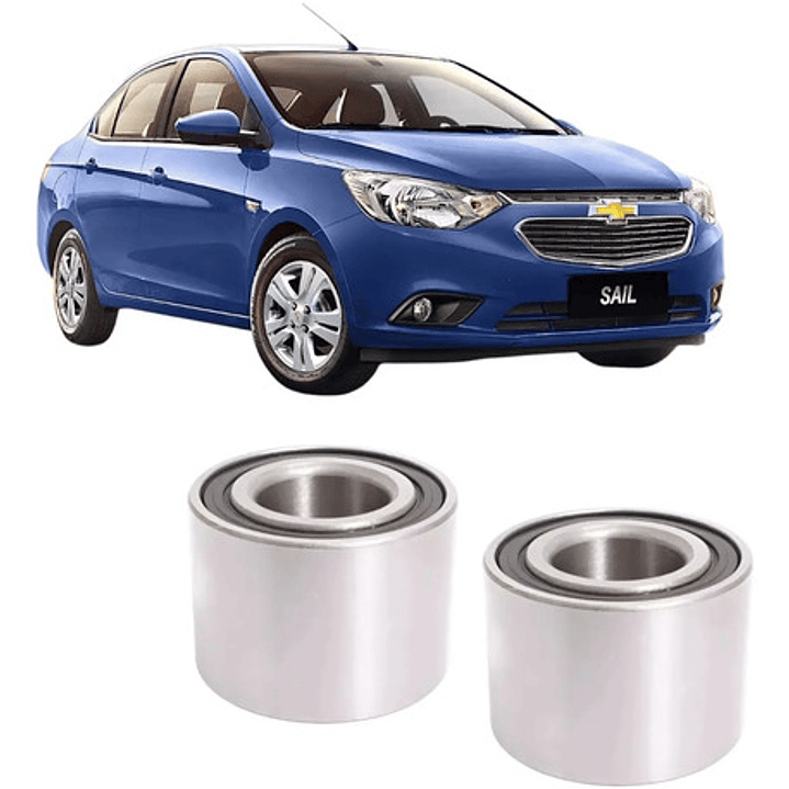 Rodamientos Maza Tra Chevrolet Sail 1.4 2011-2017 Par 1