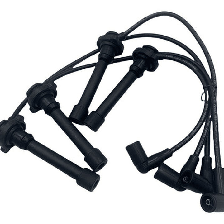 Juego Cables Bujías Geely Lc (panda) 1.3 2011-2016 Negro 2