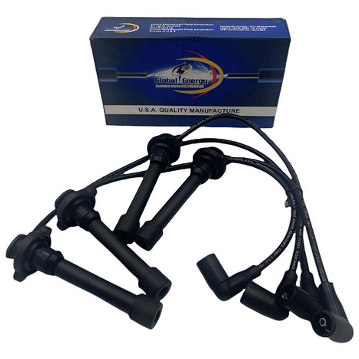 Juego Cables Bujías Geely Lc (panda) 1.3 2011-2016 Negro 1