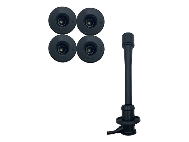 Juego Cables Bujia Toyota Hilux 2.4 1998-2006 Negro 6