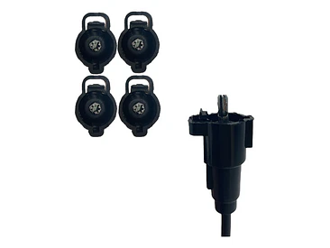 Juego Cables Bujia Toyota Hilux 2.4 1998-2006 Negro 5
