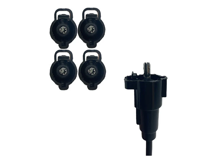 Juego Cables Bujia Toyota Hilux 2.4 1998-2006 Negro 5