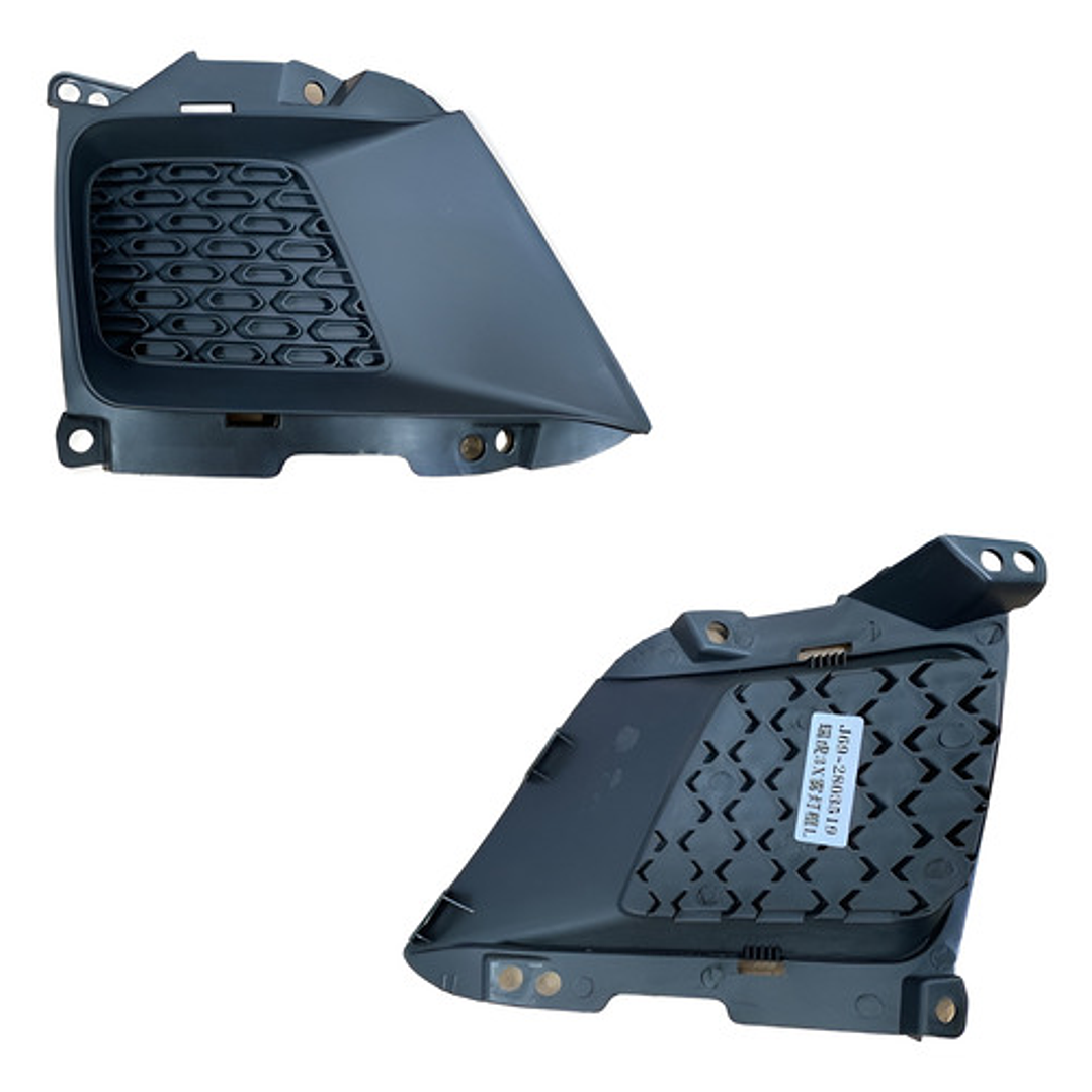 Rejilla Bisel Neblinero Derecho Chery Tiggo 2 1.5 2017-2022 Negro Derecho 1