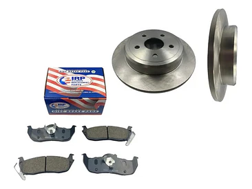 Pastillas Cerámica + Discos Trasero Jeep Commander 2005-2011 1