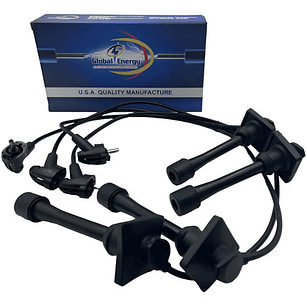 Juego Cables Bujia Toyota Corolla 1.6 1.8 1993 2002  Negro