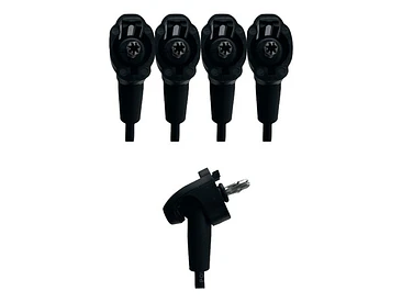 Juego Cables Bujia Toyota Corolla 1.6 1.8 1993 2002  Negro 4