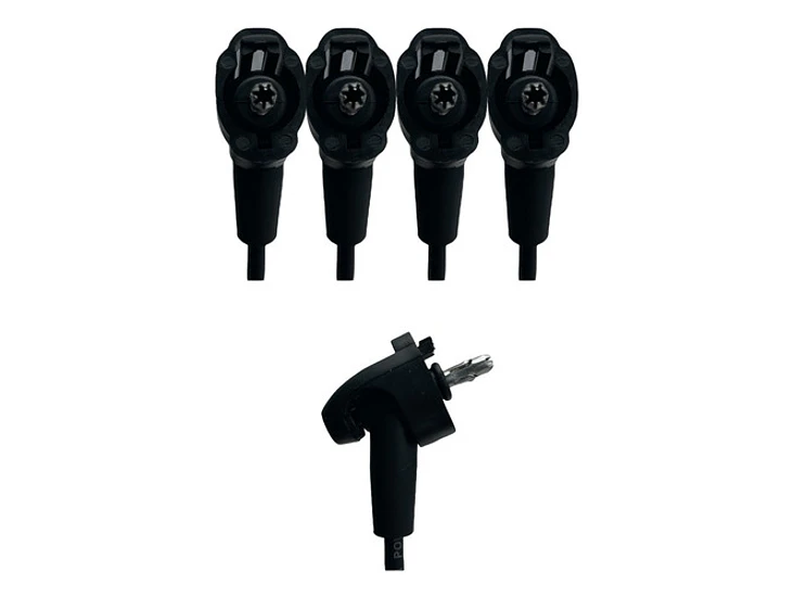 Juego Cables Bujia Toyota Corolla 1.6 1.8 1993 2002  Negro 4