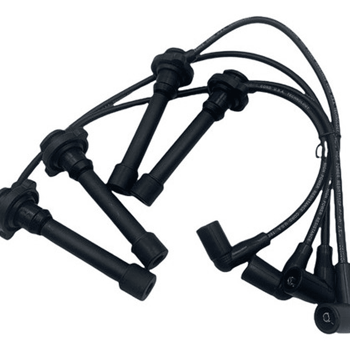 Juego Cables Bujías Geely Ck 1.3 1.5 2009-2016 Negro 2