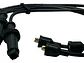 Juego Cable Bujía Subaru Legacy 2.2 1989-1998 Negro - Miniatura 3