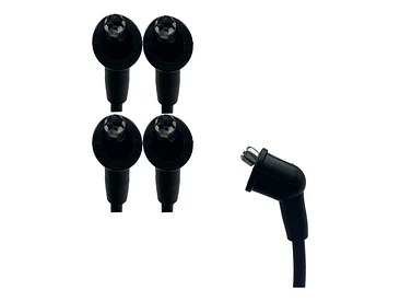 Juego Cables Bujias Nissan Terrano D22 2.4 1998-2010 Negro 4