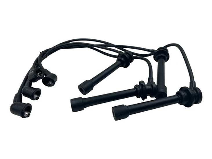 Juego Cables Bujias Nissan Terrano D22 2.4 1998-2010 Negro 2