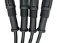 Juego Cable Bujias Fiat Punto 1.1 1996-2000 Negro - Miniatura 3