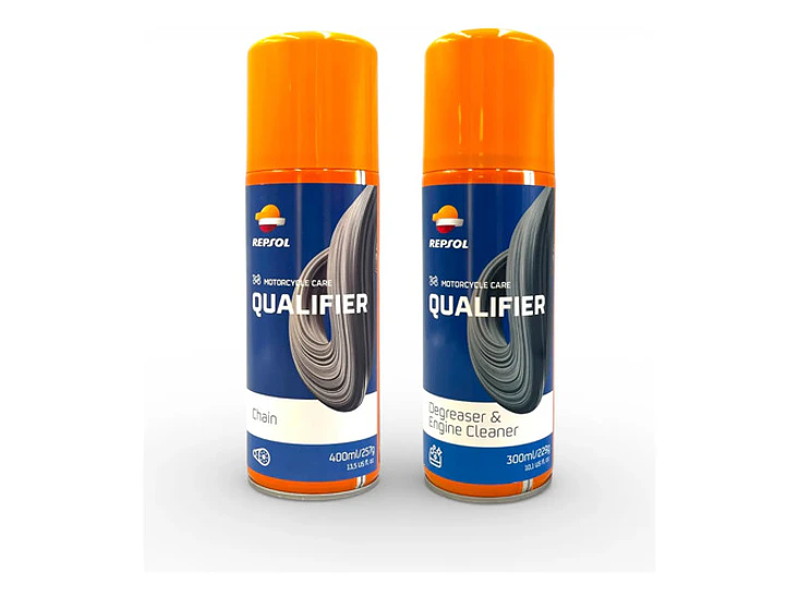 Kit Lubricante + Desengrasante Cadenas De Motos Repsol 3