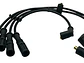 Juego Cable Bujias Fiat Fiorino Fire 1.3 2000-2014 Negro - Miniatura 2
