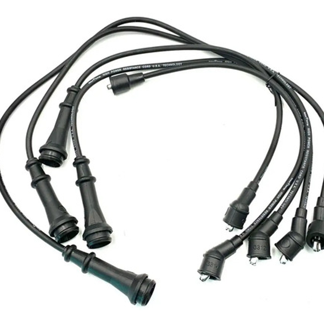 Juego Cables Bujias Nissan V16  1.6 8v 1993-1997 (tapa Roja) 1