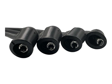 Juego Cable Bujias Mazda Artis 1.6 B6 Dohc 95/99 Negro 5