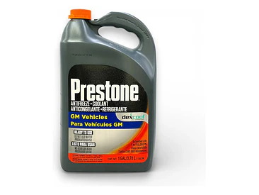 Anticongelante Refrigerante Coolant Prestone Dexcool 50/50 Naranja 2