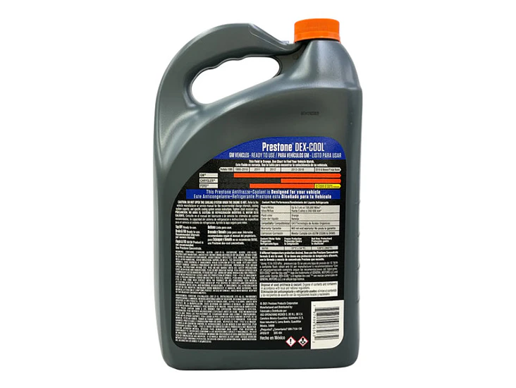 Anticongelante Refrigerante Coolant Prestone Dexcool 50/50 Naranja 3