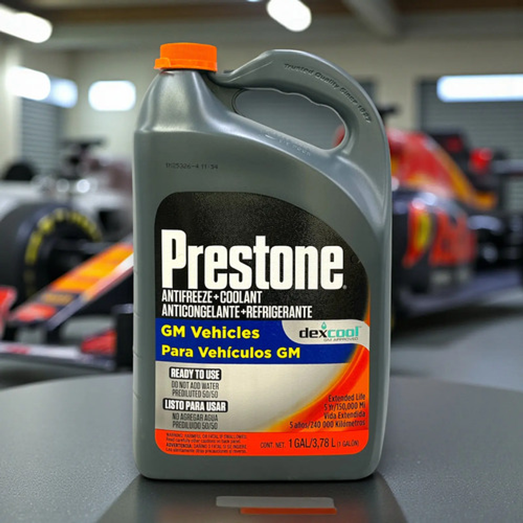 Anticongelante Refrigerante Coolant Prestone Dexcool 50/50 Naranja 4