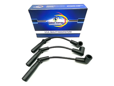 Juego Cables Bujias Chevrolet Spark Lt 8.0 3cl 8v 2004-2016 Negro 1