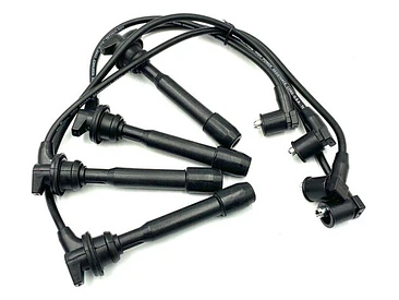 Juego Cables Bujias Para Hyundai Elantra 1.8 2.0 16v 1996-07 Negro 2