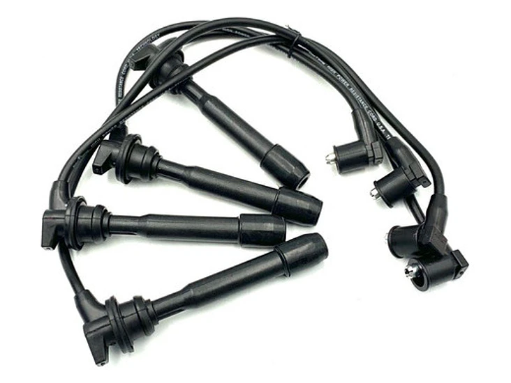Juego Cables Bujias Para Hyundai Elantra 1.8 2.0 16v 1996-07 Negro 2