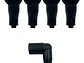 Juego Cables Bujia Chery Fulwin 1.5 16v 2012-2019  Negro - Miniatura 4