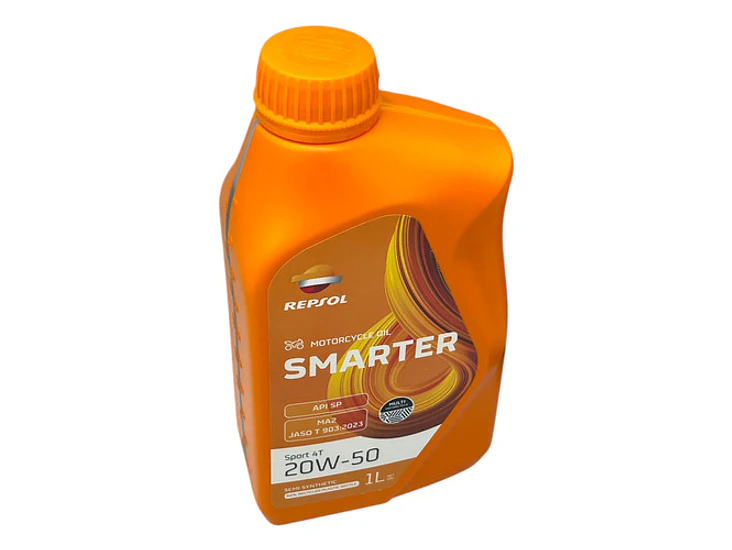 Aceite Semi Sintético Moto 20w-50 Repsol Smarter 1