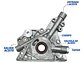 Bomba Aceite Para Chevrolet Corsa 1.6 Swing 2000 - 2008 - Miniatura 3