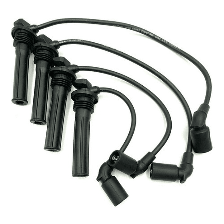 Juego Cables Bujias Chevrolet Spark Gt 1.2 2010-2018  B12d1 Negro 2