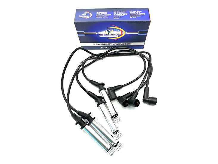 Juego Cables Bujias Chevrolet Luv Dmax 2.4 8v 2005-2010 Negro 1