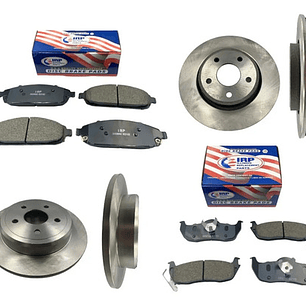 Pastilla Cerámica + Disco Delant Y Tras Jeep Commander 05-11